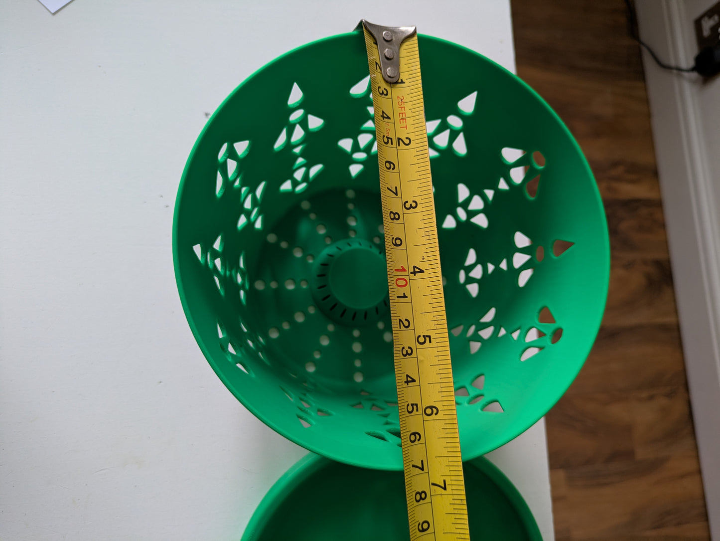 Extra large orchid planter with drip tray